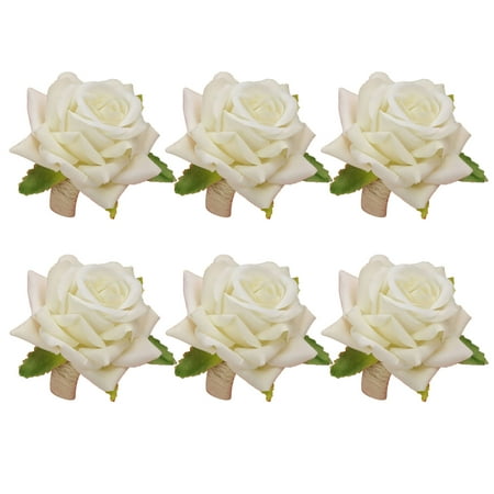 Farfi 6Pcs Napkin Ring Rose Design Tear-resistant Plastic Wedding Wraps Serviette Buckle for Party (White)
Farfi 6Pcs Napkin Ring Rose Design Tear-resistant Plastic Wedding Wraps Serviette Buckle for Party (White)