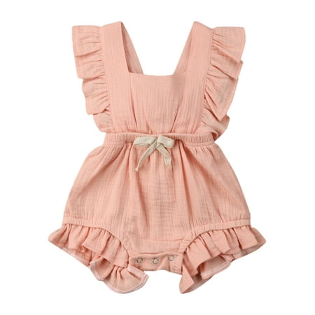 VIKING GLORY Infant Newborn Baby Girl Romper Bodysuit Ruffle Bowknot One-Piece Jumpsuit Outfit Clothes Summer 0-24M
VIKING GLORY Infant Newborn Baby Girl Romper Bodysuit Ruffle Bowknot One-Piece Jumpsuit Outfit Clothes Summer 0-24M