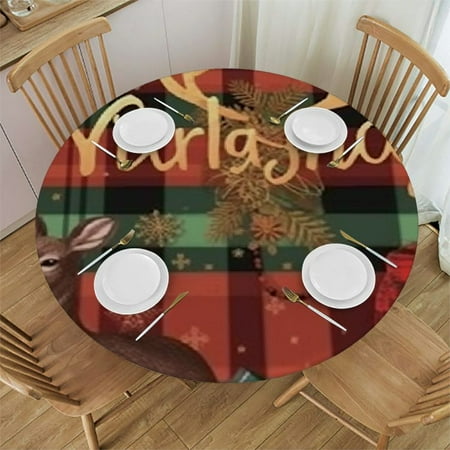BANET Round Tablecloth Circular Table Cover White in Checkered Plaid for Buffet Table Home Parties Holiday Dinner 46 -50
BANET Round Tablecloth Circular Table Cover White in Checkered Plaid for Buffet Table Home Parties Holiday Dinner 46 -50