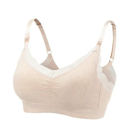 Tawop Padded Strapless Bras for Women Ladies Comfortable Breathable No Steel Ring Front Buckle Breastfeeding Bra Woman Underwear Pee Proof Underwear for Women
Tawop Padded Strapless Bras for Women Ladies Comfortable Breathable No Steel Ring Front Buckle Breastfeeding Bra Woman Underwear Pee Proof Underwear for Women