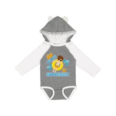 Inktastic UV Safety is Important with Boy in Inner Tube Gift Baby Boy Long Sleeve Bodysuit
Inktastic UV Safety is Important with Boy in Inner Tube Gift Baby Boy Long Sleeve Bodysuit