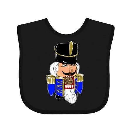 Inktastic Christmas Nutcracker in Blue Gift Baby Boy or Baby Girl Bib