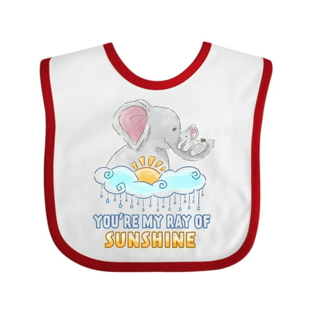 Inktastic You re My Ray Of Sunshine Cute Elephants Rainclouds and Sun Gift Baby Boy or Baby Girl Bib
Inktastic You re My Ray Of Sunshine Cute Elephants Rainclouds and Sun Gift Baby Boy or Baby Girl Bib