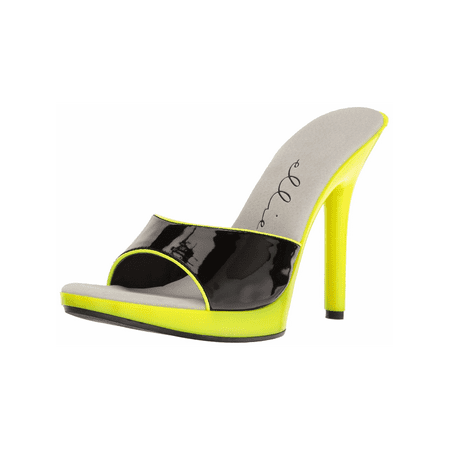 502-BRIGHT 5 Heel Mule Shoes