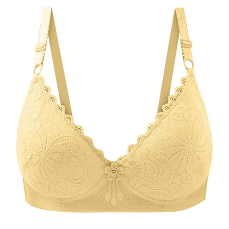 Ozmmyan Wirefree Bras for Women Plus Size Adjustable Shoulder Straps Lace Bra Wirefreee Extra-Elastic Bra Active Yoga Sports Bras 36B/C-42B/C Summer Savings Clearance
Ozmmyan Wirefree Bras for Women Plus Size Adjustable Shoulder Straps Lace Bra Wirefreee Extra-Elastic Bra Active Yoga Sports Bras 36B/C-42B/C Summer Savings Clearance
