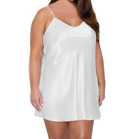 LAPA Women s Plus Size Lingerie Dress Santin Silk Sleepwear Babydoll Nightdress
LAPA Women s Plus Size Lingerie Dress Santin Silk Sleepwear Babydoll Nightdress