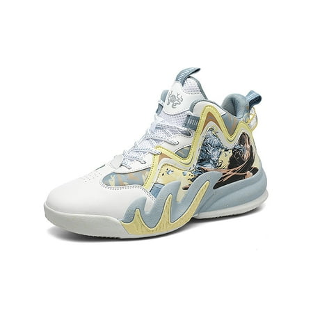 Oucaili Kids Sneakers Non-Slip Running Shoe High Top Basketball Shoes Comfortable Durable Sport Sneaker Youth Trainers White Gray Yellow 10.5
Oucaili Kids Sneakers Non-Slip Running Shoe High Top Basketball Shoes Comfortable Durable Sport Sneaker Youth Trainers White Gray Yellow 10.5