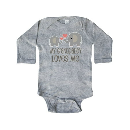 Inktastic Grandaddy Loves Me Elephant Gift Baby Boy or Baby Girl Long Sleeve Bodysuit
Inktastic Grandaddy Loves Me Elephant Gift Baby Boy or Baby Girl Long Sleeve Bodysuit