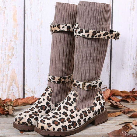 Zedker Boots Women S Boots Autumn And Winter Leopard Print Round Toe Mid-Heel Mid-Tube Boots Lace-Up Ladies Socks Boots Womens Boots Clearance Sale
Zedker Boots Women S Boots Autumn And Winter Leopard Print Round Toe Mid-Heel Mid-Tube Boots Lace-Up Ladies Socks Boots Womens Boots Clearance Sale