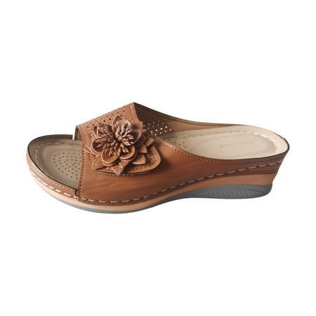 Womens Slippers Summer Women Wedge Heel Shoes Hollow Out Sandals Roman Casual Slippers
Womens Slippers Summer Women Wedge Heel Shoes Hollow Out Sandals Roman Casual Slippers