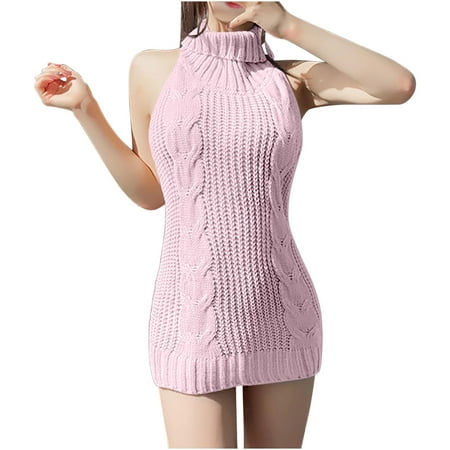 EchfiProm Merry Christmas Women s Erotic Lingerie Backless Strap Pajamas V Chest Hollow Knit Erotic Lingerie Retro Sexy Fabric Lingerie