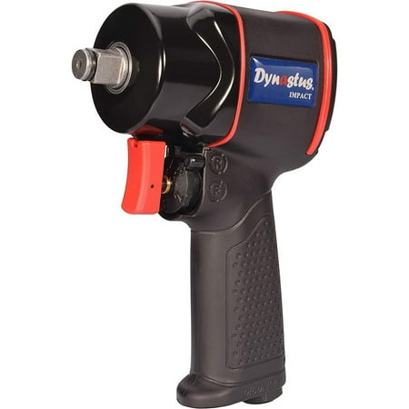 1/2 in. ultra-compact composite pneumatic double hammer impact wrench