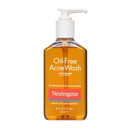 Neutrogena Oil-Free Acne Wash 6 oz (Pack of 2)