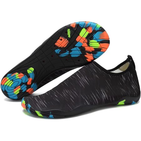 Mens Womens Water Shoes Quick-Dry Barefoot Shoes Aqua Sports Shoes black EU 41/US 8
Mens Womens Water Shoes Quick-Dry Barefoot Shoes Aqua Sports Shoes black EU 41/US 8