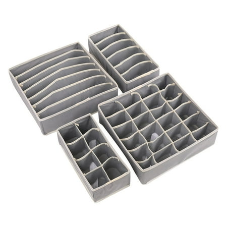Rdeuod Organization and Storage 4 Pack Closet Underwear Organizer Drawer Divide By for Underwear Bras Socks Ties in Home
Rdeuod Organization and Storage 4 Pack Closet Underwear Organizer Drawer Divide By for Underwear Bras Socks Ties in Home
