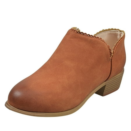 Tangnade Ladies daily all-match casual shoes Fashion Women s Shoes Breathable Chunky High Heels Retro Slip-on Short Boots Brown 41
Tangnade Ladies daily all-match casual shoes Fashion Women s Shoes Breathable Chunky High Heels Retro Slip-on Short Boots Brown 41