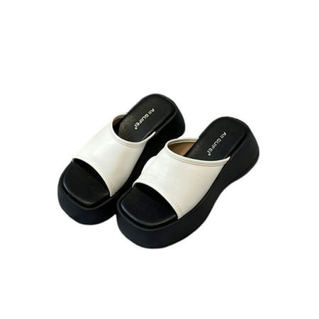 Daeful Women Wedge Sandal Summer Beach Slides Platform Sandals Non-Slip Slip On Casual Shoes Womens Fashion White 8
Daeful Women Wedge Sandal Summer Beach Slides Platform Sandals Non-Slip Slip On Casual Shoes Womens Fashion White 8