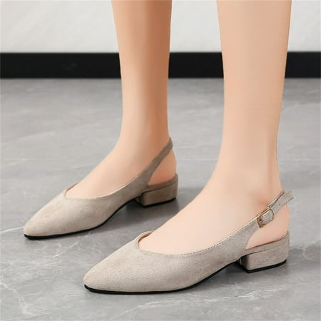 PhoneSoap Fashion Summer Women Sandals Suede Pointed Toe Buckle Thick Heel Low Heel Solid Color Casual Style Beige
PhoneSoap Fashion Summer Women Sandals Suede Pointed Toe Buckle Thick Heel Low Heel Solid Color Casual Style Beige