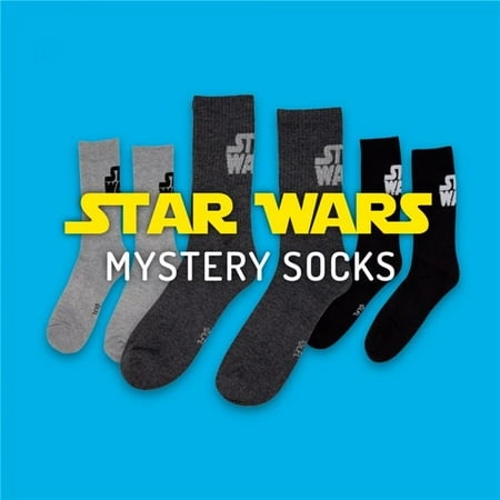 Star Wars 809356 Star Wars Text Classic Mystery Crew Socks