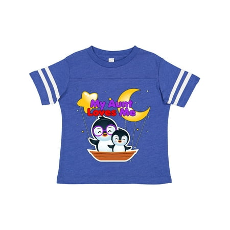 Inktastic My Aunt Loves Me Penguin Gift Toddler Boy or Toddler Girl T-Shirt