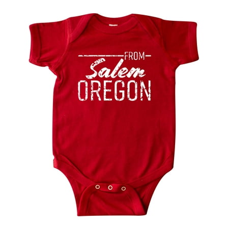 Inktastic From Salem Oregon in White Distressed Text Gift Baby Boy or Baby Girl Bodysuit
Inktastic From Salem Oregon in White Distressed Text Gift Baby Boy or Baby Girl Bodysuit