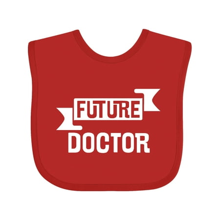 Inktastic Future Doctor Gift Baby Boy or Baby Girl Bib