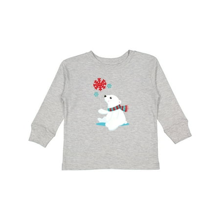 Inktastic Polar Bear Bear with Scarf Cute Bear Snowflakes Gift Toddler Boy or Toddler Girl Long Sleeve T-Shirt
Inktastic Polar Bear Bear with Scarf Cute Bear Snowflakes Gift Toddler Boy or Toddler Girl Long Sleeve T-Shirt