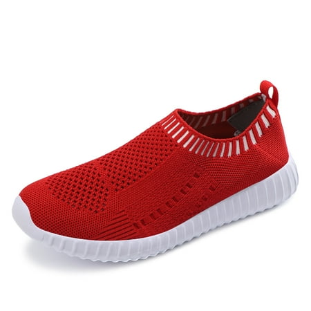 Women s Athletic Walking Shoes Casual Mesh-Comfortable Work Sneakers
