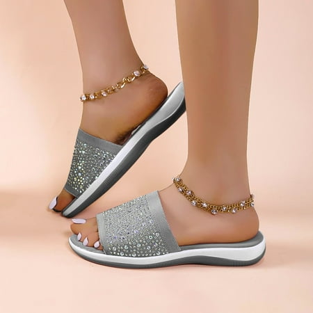 〖Yilirongyumm〗 Grey 37 Slippers For Women Platform Rhinestone Fashion Breathable Shoes Ladies Solid Sandals Sandals Color Women s Slipper
〖Yilirongyumm〗 Grey 37 Slippers For Women Platform Rhinestone Fashion Breathable Shoes Ladies Solid Sandals Sandals Color Women s Slipper