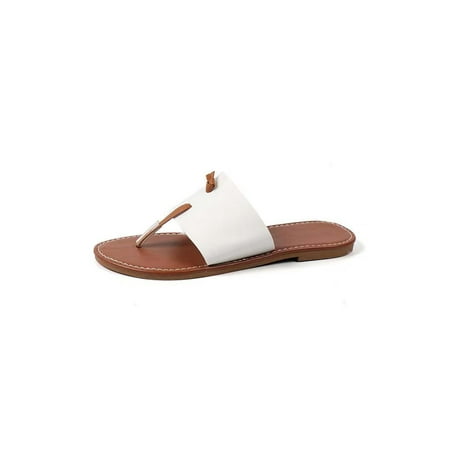 Sanviglor Womens Slippers Slip On Flip-flops Beach Footbeds Street Lightweight One Band Casual Shoes Fashion Summer Slides White 8
Sanviglor Womens Slippers Slip On Flip-flops Beach Footbeds Street Lightweight One Band Casual Shoes Fashion Summer Slides White 8