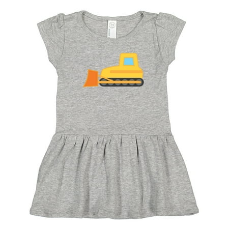 Inktastic Bulldozer Construction Truck Gift Toddler Girl Dress