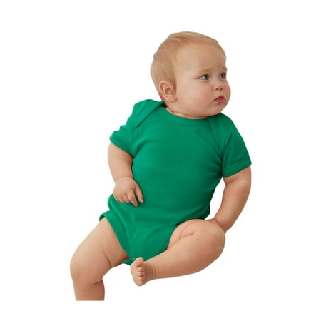 Rabbit Skins Infant Baby Rib Lap Shoulder Creeper Style 4400