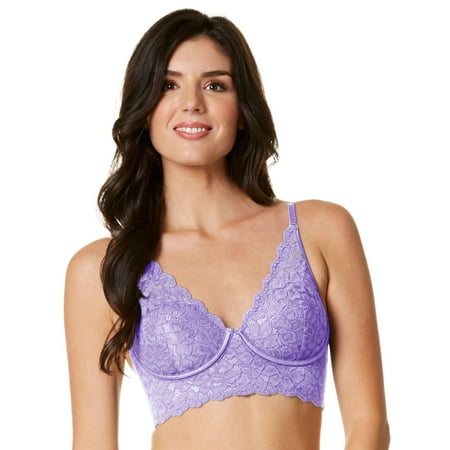 Maidenform Casual Comfort Wirefree Bralette DM1188 36 B Lilac purple
