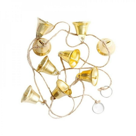 4.42ft Christmas Bell Hanging Pendant Hemp Rope Metal Bell String Wall Hanging Décor Wall Hanging Retro Bell Pendant for Christmas tree Ornament Door Wall Window Fireplace Home Decoration
4.42ft Christmas Bell Hanging Pendant Hemp Rope Metal Bell String Wall Hanging Décor Wall Hanging Retro Bell Pendant for Christmas tree Ornament Door Wall Window Fireplace Home Decoration