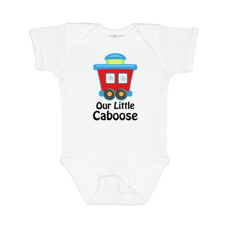 Inktastic Train Our Little Caboose New Baby Gift Baby Boy or Baby Girl Bodysuit