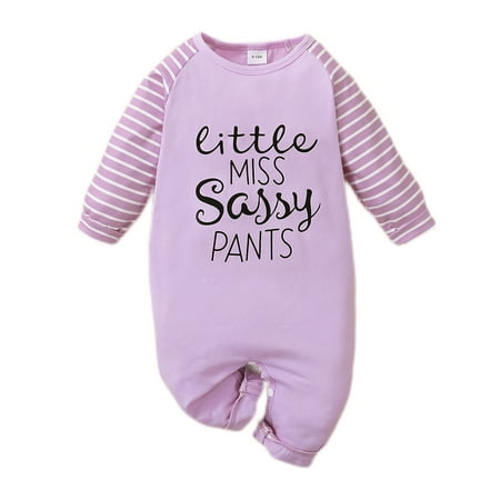Kucnuzki Infant Girl Clothes 0 Months Infant Girl Fall-Winter Bodysuit 3 Months Infant Girl Long Sleeve Letter Prints Solid Color Casual Bodysuit Purple
Kucnuzki Infant Girl Clothes 0 Months Infant Girl Fall-Winter Bodysuit 3 Months Infant Girl Long Sleeve Letter Prints Solid Color Casual Bodysuit Purple