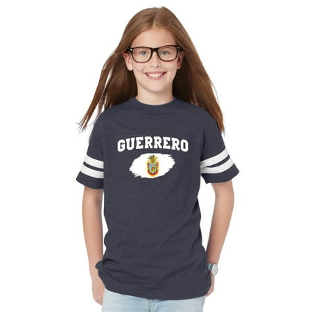 Mexico State of Guerrero Youth Unisex Football Fine Jersey Tee