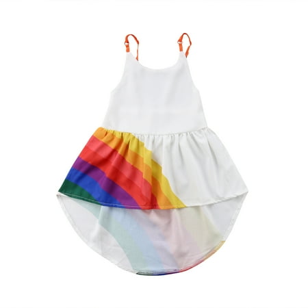 FOCUSNORM Toddler Baby Girl Rianbow Sleeveless Dress Sling Backless Dresses Casual Summer Boho Beach Sundress
FOCUSNORM Toddler Baby Girl Rianbow Sleeveless Dress Sling Backless Dresses Casual Summer Boho Beach Sundress