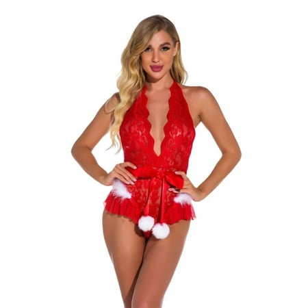 Monfince Womens Christmas Lingerie Santa Lingerie for Women Lace Babydolls Chemises Set
Monfince Womens Christmas Lingerie Santa Lingerie for Women Lace Babydolls Chemises Set