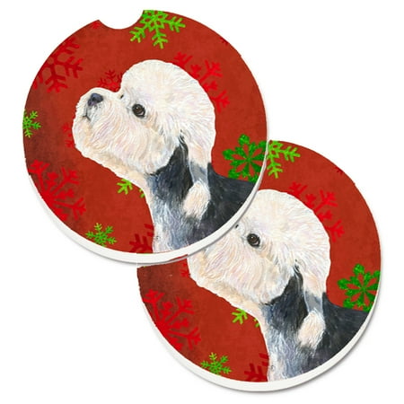 Carolines Treasures SS4710CARC Dandie Dinmont Terrier Red Green Snowflakes Christmas Set of 2 Cup Holder Car Coasters
Carolines Treasures SS4710CARC Dandie Dinmont Terrier Red Green Snowflakes Christmas Set of 2 Cup Holder Car Coasters