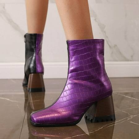Akiihool Womens Work Boots Comfortable Women s Elastic Boots Block Heel Classic Ultra Snow Platform Anti-Slip Boot for Outdoor (Purple 6.5)
Akiihool Womens Work Boots Comfortable Women s Elastic Boots Block Heel Classic Ultra Snow Platform Anti-Slip Boot for Outdoor (Purple 6.5)