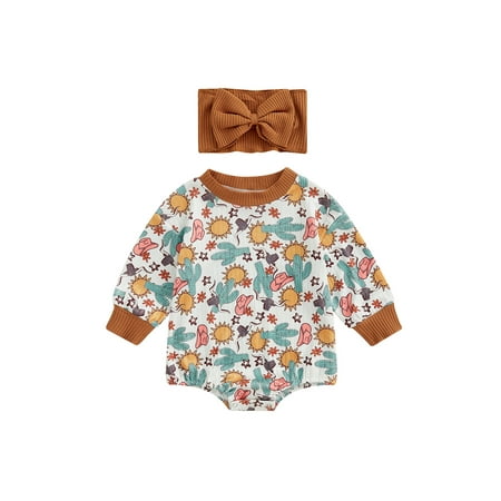 wybzd Newborn Baby Girls Jumpsuits Outfit Animal Print Long Sleeve Round Neck Romper and Headband Set Brown 12-18 Months
wybzd Newborn Baby Girls Jumpsuits Outfit Animal Print Long Sleeve Round Neck Romper and Headband Set Brown 12-18 Months