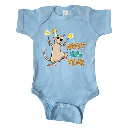 Inktastic Happy New Year Rat with Sparklers in Party Hat Gift Baby Boy or Baby Girl Bodysuit
Inktastic Happy New Year Rat with Sparklers in Party Hat Gift Baby Boy or Baby Girl Bodysuit