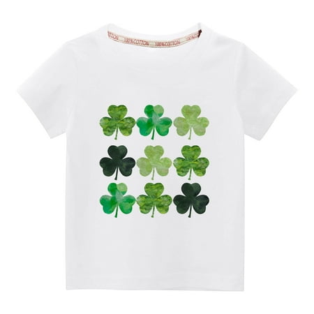 Jacenvly Children s St. Parikh s Day Gift Toddler Kids Boys Girls Fashion Cute Round Neck Print Short Sleeve Top Cotton Comfortable Soft Colorfast Cute Stylish Easter Gifts for Kids
Jacenvly Children s St. Parikh s Day Gift Toddler Kids Boys Girls Fashion Cute Round Neck Print Short Sleeve Top Cotton Comfortable Soft Colorfast Cute Stylish Easter Gifts for Kids