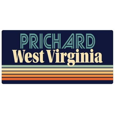 Prichard West Virginia 5 x 2.5-Inch Fridge Magnet Retro Design