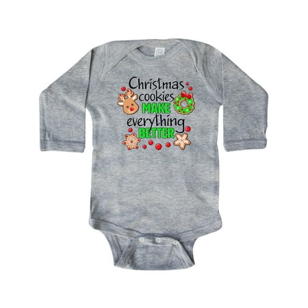 Inktastic Christmas Cookies Make Everything Better Gift Baby Boy or Baby Girl Long Sleeve Bodysuit
Inktastic Christmas Cookies Make Everything Better Gift Baby Boy or Baby Girl Long Sleeve Bodysuit