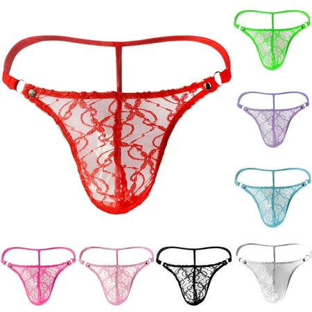 Foraging dimple Men s Sexy Lingerie Underwear Lace Mesh G-string Thongs Panties Briefs Blue
Foraging dimple Men s Sexy Lingerie Underwear Lace Mesh G-string Thongs Panties Briefs Blue