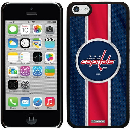 Washington Capitals Jersey Stripe Design on iPhone 5c Thinshield Snap-On Case by Coveroo