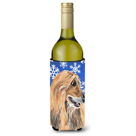 Carolines Treasures SC9499LITERK Afghan Hound Winter Snowflakes Holiday Wine Bottle Hugger Wine Bottle multicolor
Carolines Treasures SC9499LITERK Afghan Hound Winter Snowflakes Holiday Wine Bottle Hugger Wine Bottle multicolor