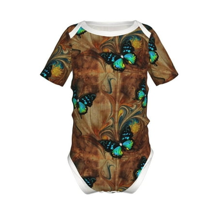 Yiaed Vintage Butterfly Green Print Infant Climbing Short Sleeve Onesie One-Piece Baby Bodysuit Clothes 0-12 Months -9M
Yiaed Vintage Butterfly Green Print Infant Climbing Short Sleeve Onesie One-Piece Baby Bodysuit Clothes 0-12 Months -9M